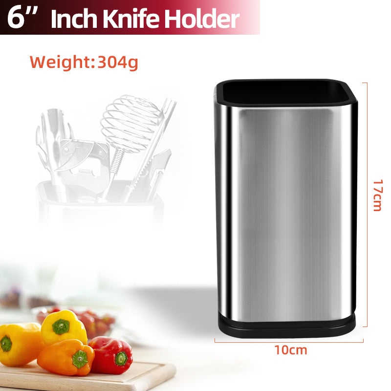 Stainless Steel Knife Holder | Modern Chopping Board & Knife Storage Organizer