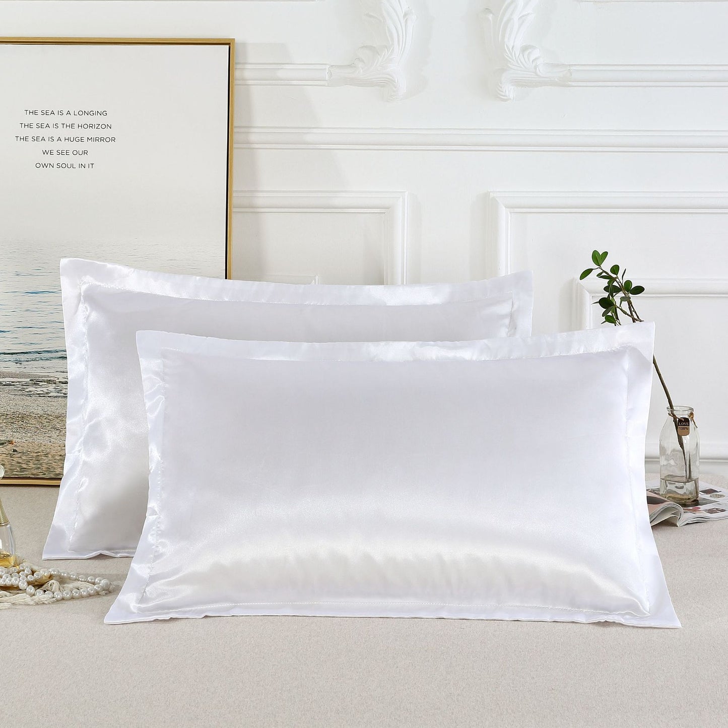 Pure Mulberry Silk Pillowcase | Single Soft, Anti-Frizz & Skin-Friendly Pillow Cover