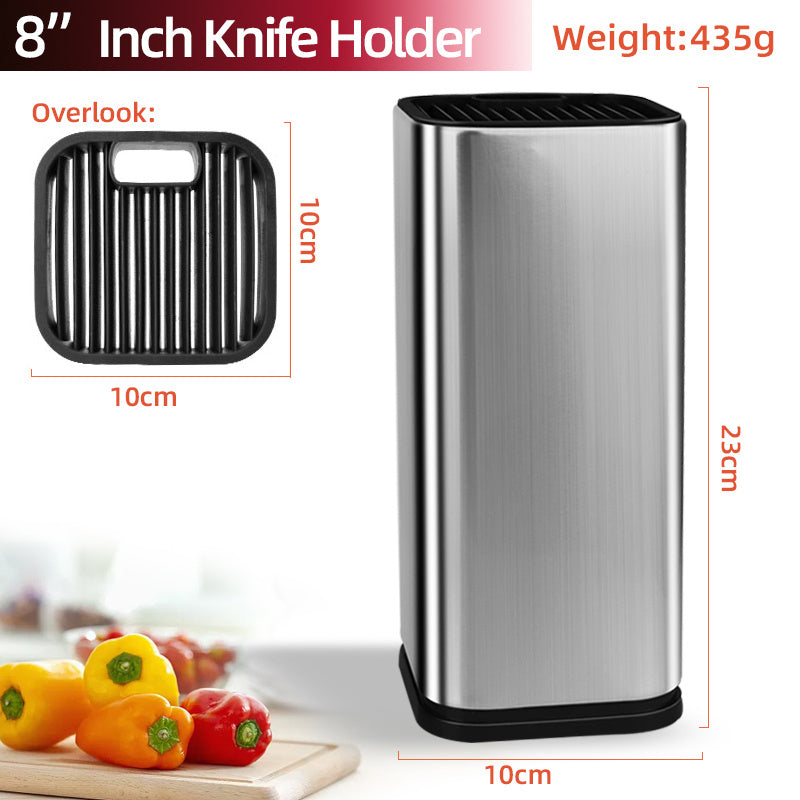 Stainless Steel Knife Holder | Modern Chopping Board & Knife Storage Organizer
