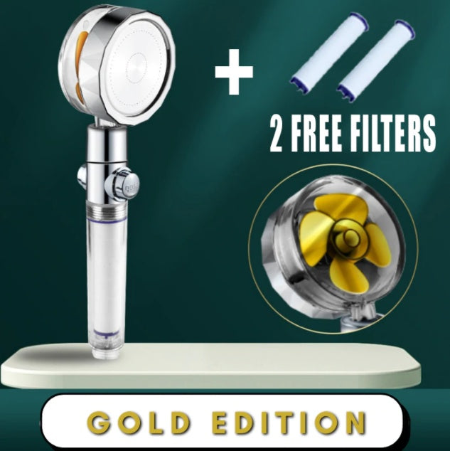 Luxury High-Pressure Shower Head | 360° Adjustable Water-Saving Rain Nozzle for Bathroom