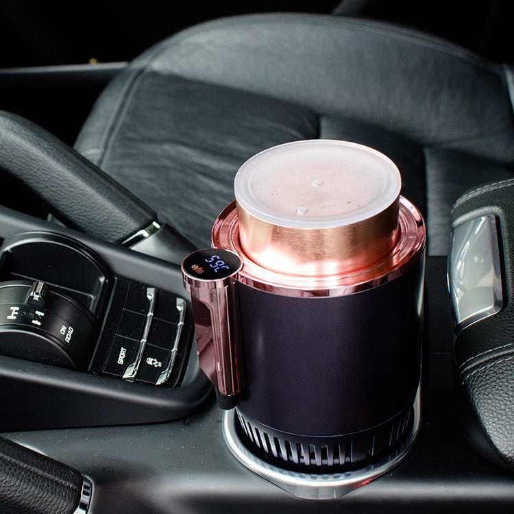 Portable Car Drink Warmer and Cooler | Onboard Temperature Control Cup