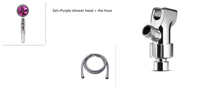 Luxury High-Pressure Shower Head | 360° Adjustable Water-Saving Rain Nozzle for Bathroom