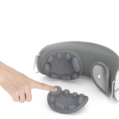 Bluetooth Eye Massager | Vibrating Hot Compress Airbag Kneading Sleep Aid & Eye Care Device