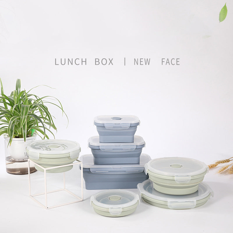 Round Silicone Lunch Box