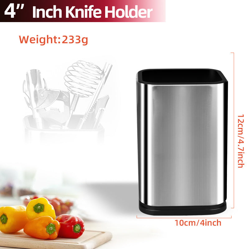 Stainless Steel Knife Holder | Modern Chopping Board & Knife Storage Organizer