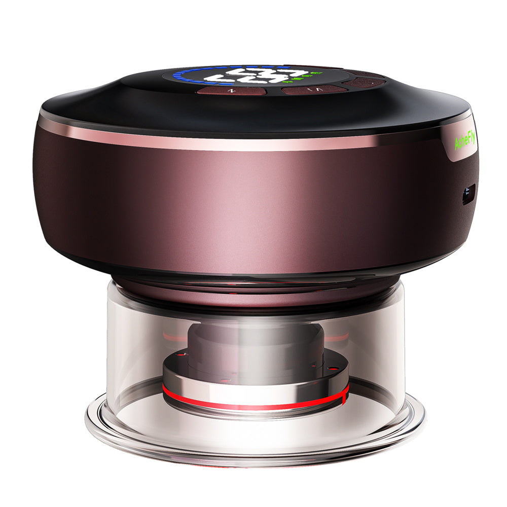 AcheFly Multifunctional Physical Therapy Massager | EMS, Red Light, Heat, Suction Therapy