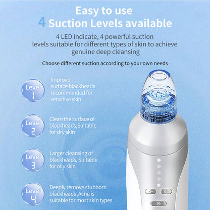 Home Use Electric Blackhead Remover | Vacuum Suction Beauty Instrument