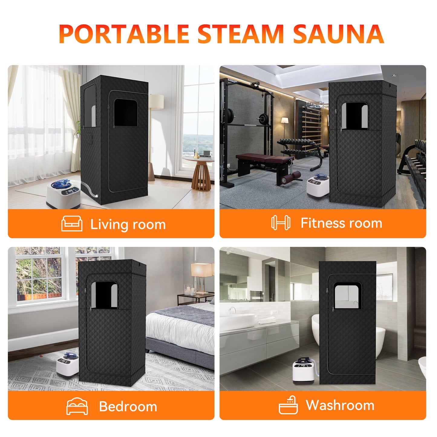 Portable Full-Body Sauna Room | At-Home Spa for Relaxation and Detox