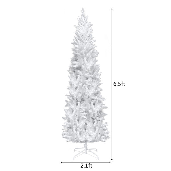 White 6.5ft, 250 Light Christmas Tree