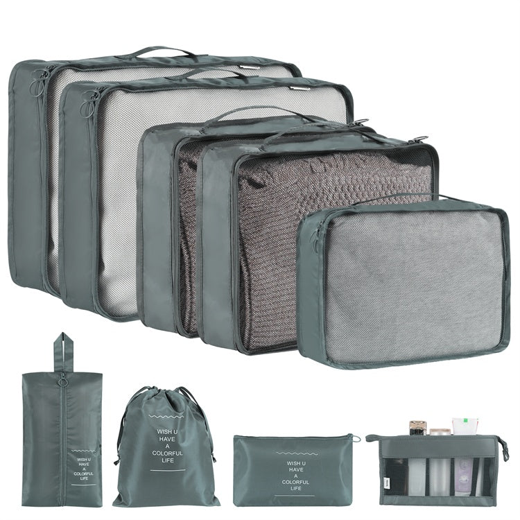 Large Capacity Foldable Storage Bag | Solid Color Organizer