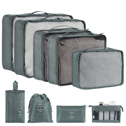 Large Capacity Foldable Storage Bag | Solid Color Organizer