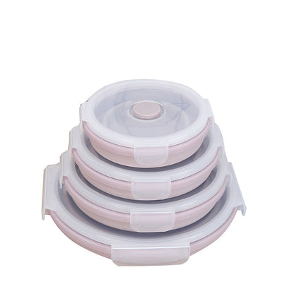 Round Silicone Lunch Box