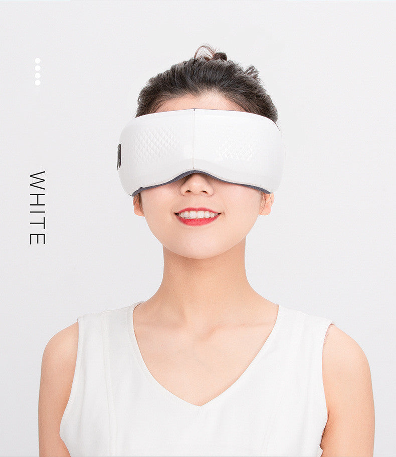 Bluetooth Eye Massager | Vibrating Hot Compress Airbag Kneading Sleep Aid & Eye Care Device