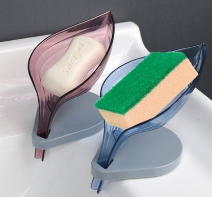 Bathroom Sink Soap and Sponge Organizer | Suction Cup Drain Box