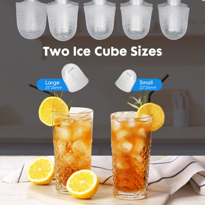 Portable Countertop Ice Maker | 6 Bullet Ice Cubes in 9 Minutes