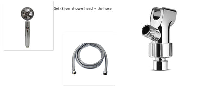 Luxury High-Pressure Shower Head | 360° Adjustable Water-Saving Rain Nozzle for Bathroom