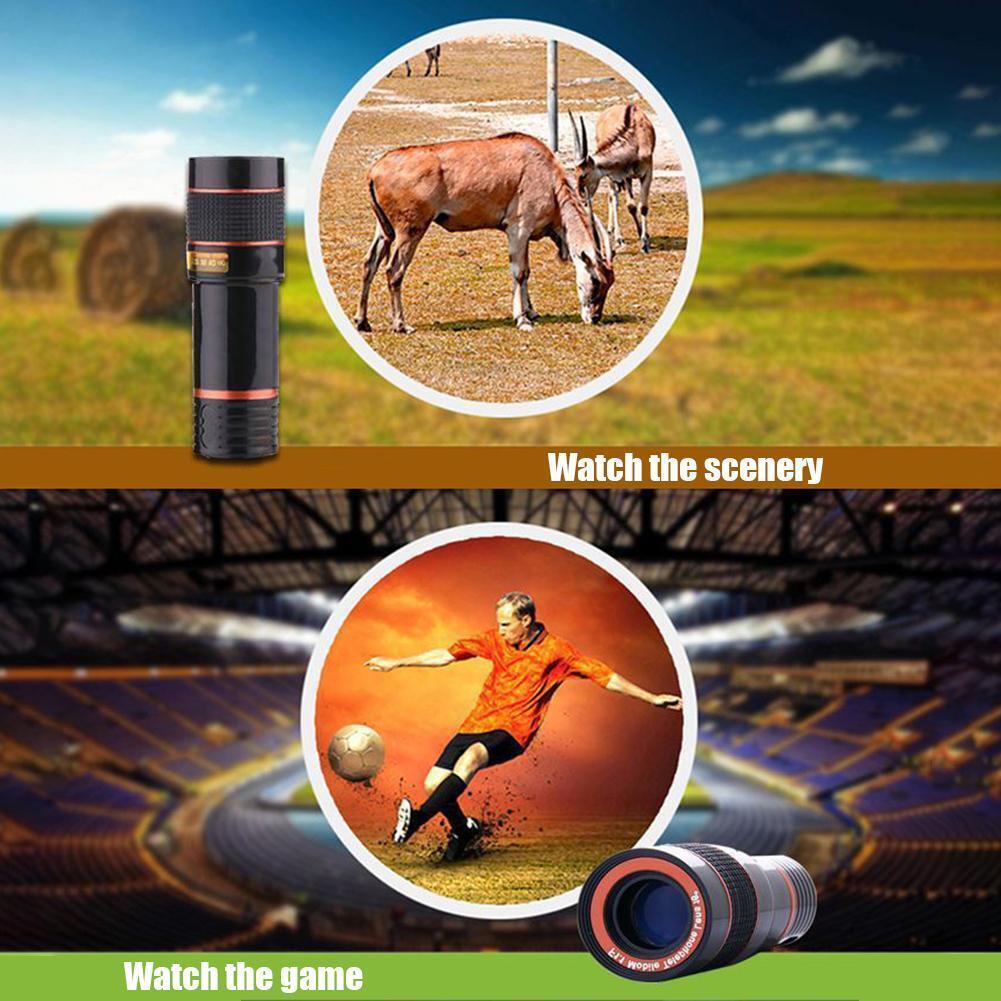 HD Clip-On Telephoto Lens | Optical Zoom Lens for Universal Cell Phones