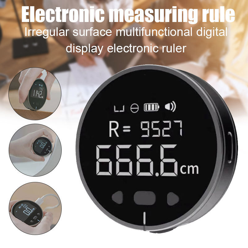 High Precision Electronic Ruler | Lightweight LCD Distance Measuring Tool