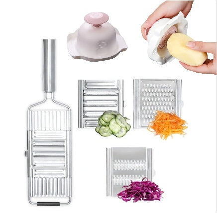 Professional Stainless Steel Grater | Fruit and Vegetable Cutter for Home Use