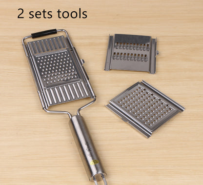 Professional Stainless Steel Grater | Fruit and Vegetable Cutter for Home Use