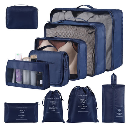 Large Capacity Foldable Storage Bag | Solid Color Organizer