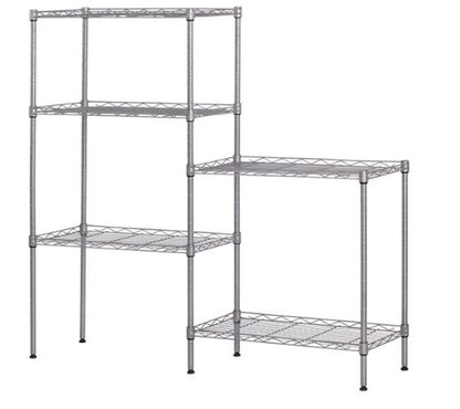 Adjustable 5-Tier Carbon Steel Storage Rack | Heavy Duty 551 lb Load