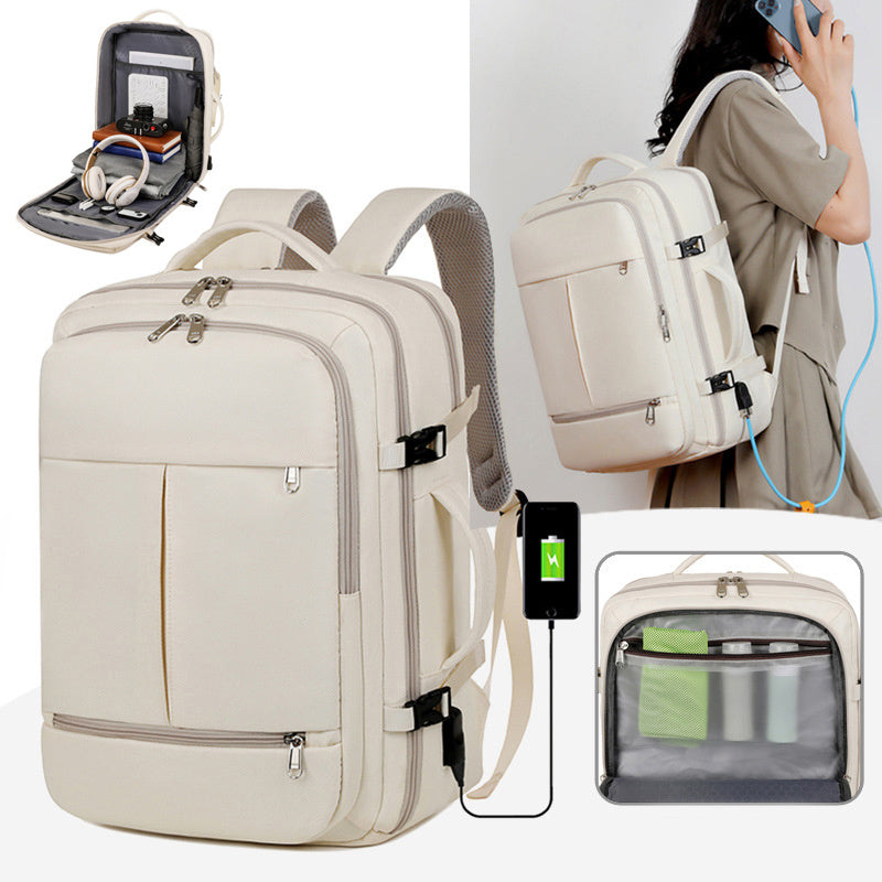 15.6-Inch Laptop Backpack | Waterproof Oxford Cloth Travel & Work Bag