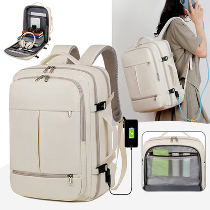 15.6-Inch Laptop Backpack | Waterproof Oxford Cloth Travel & Work Bag