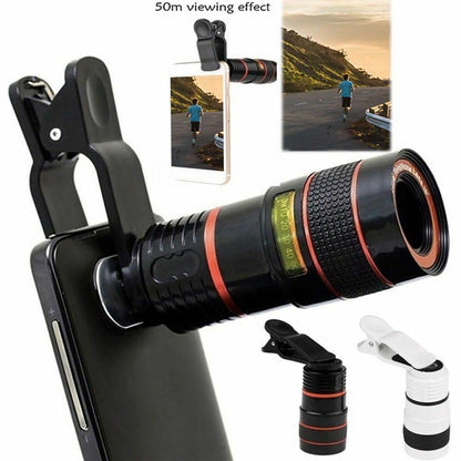HD Clip-On Telephoto Lens | Optical Zoom Lens for Universal Cell Phones