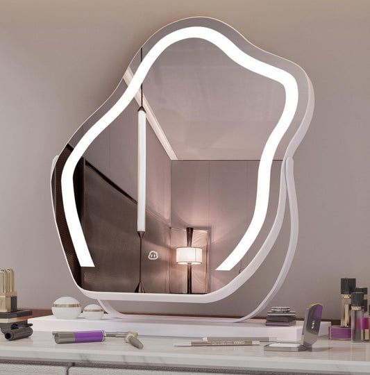 Smart LED Cloud Mirror | 360° Rotating Vanity Mirror with 10X Magnifying Attachment