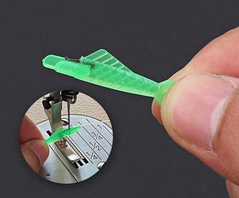 Small Fish Needle Threader for Sewing Machines