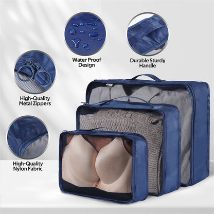 Large Capacity Foldable Storage Bag | Solid Color Organizer