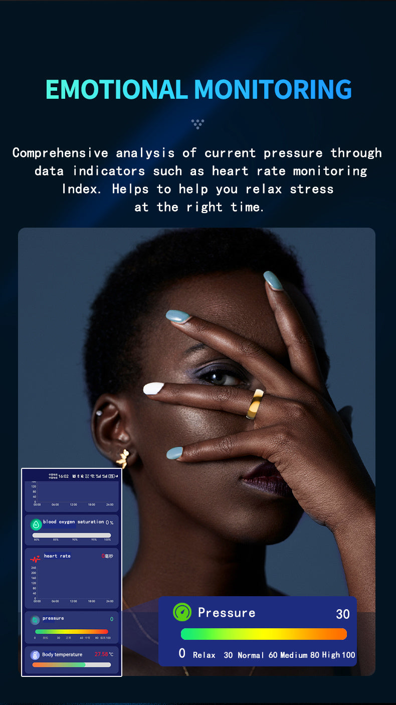 Smart Ring R100 Black