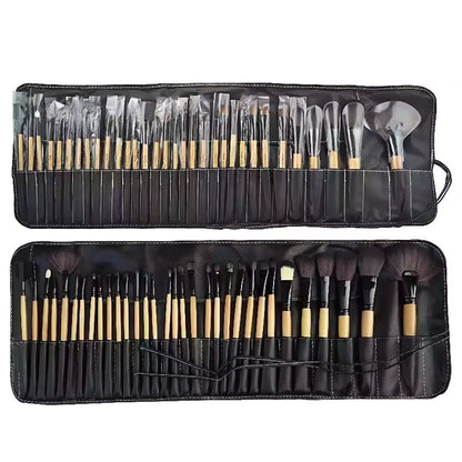 32-Piece Portable Makeup Brush Set | Travel, Business & Outdoor Use