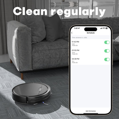 3-in-1 Robot Vacuum & Mop | 5000Pa Suction for Pet Hair & Hard Floors
