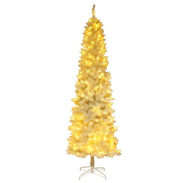 White 6.5ft, 250 Light Christmas Tree