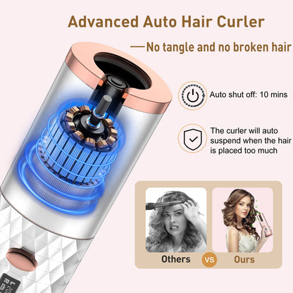USB Rechargeable Automatic Curling Iron