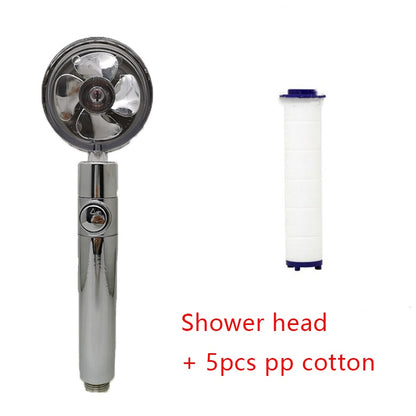 Luxury High-Pressure Shower Head | 360° Adjustable Water-Saving Rain Nozzle for Bathroom