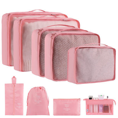 Large Capacity Foldable Storage Bag | Solid Color Organizer