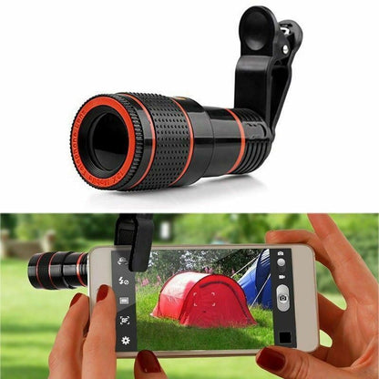 HD Clip-On Telephoto Lens | Optical Zoom Lens for Universal Cell Phones