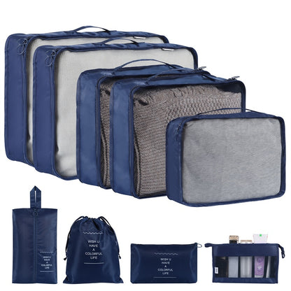 Large Capacity Foldable Storage Bag | Solid Color Organizer