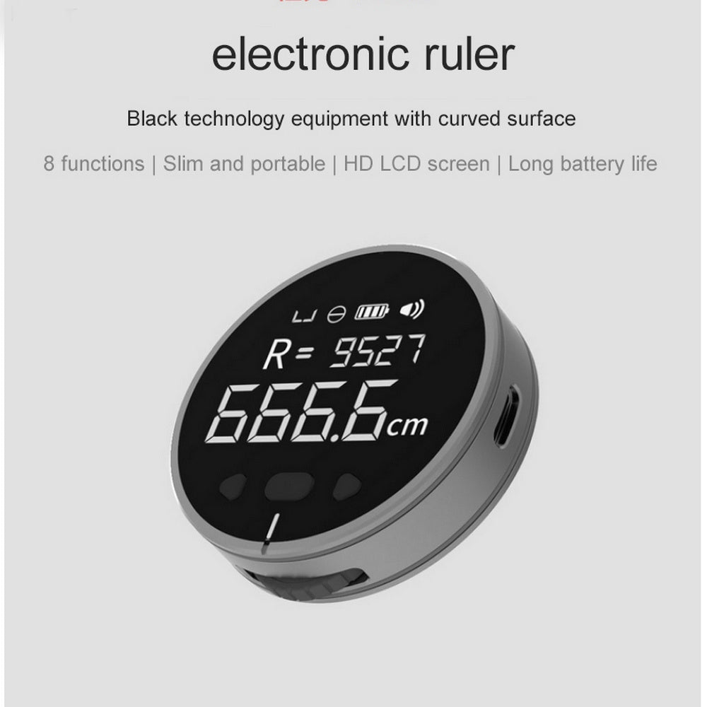 High Precision Electronic Ruler | Lightweight LCD Distance Measuring Tool